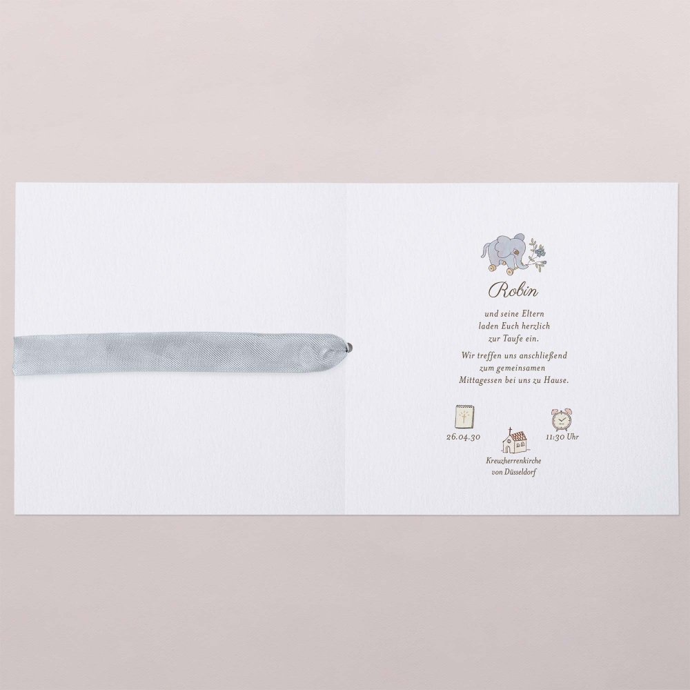 Mein erstes Porträt - blau