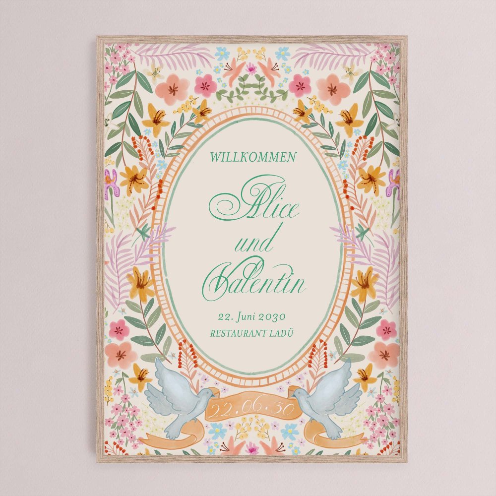 Pastel flowers