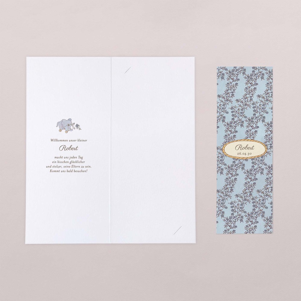 Mein erstes Porträt - blau