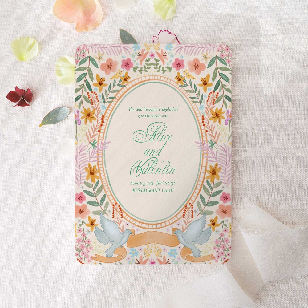 Pastel flowers