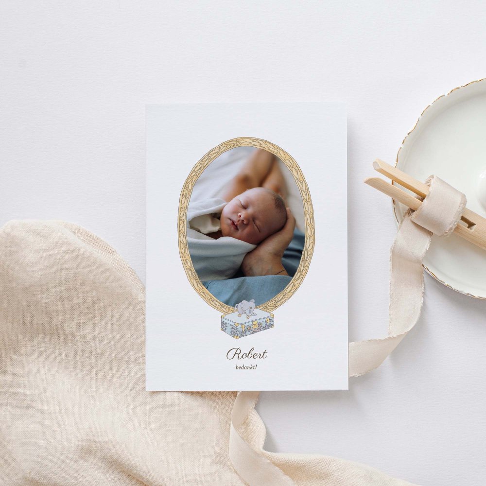 Mein erstes Porträt - blau