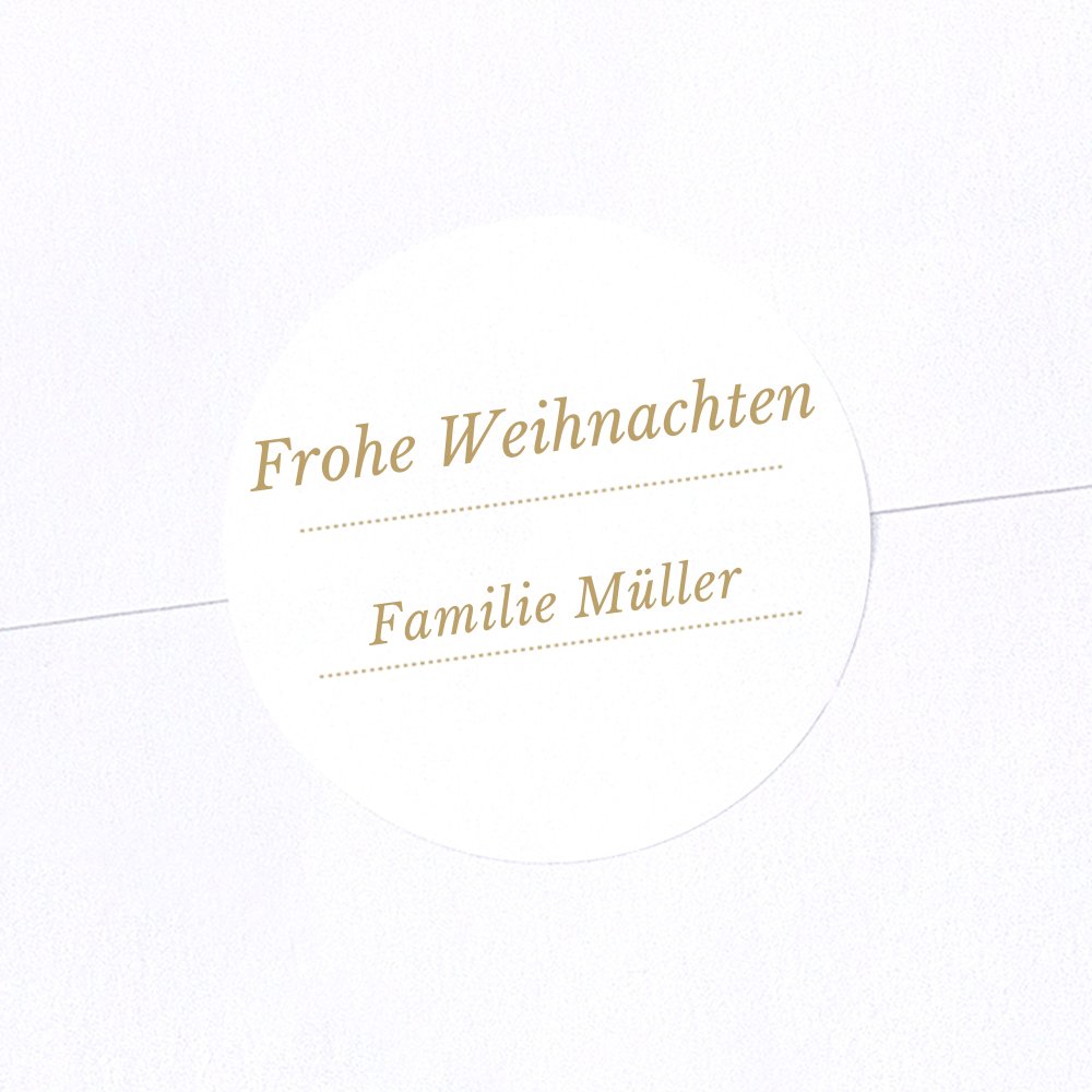 Postkarte - Gold