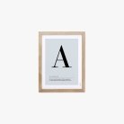 Buchstaben Poster