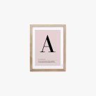 Buchstaben Poster
