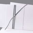 Satinband Dunkelgrau 90 cm