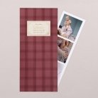 Burgundy tartan
