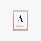 Buchstaben Poster