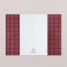 Burgundy tartan