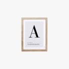 Buchstaben Poster