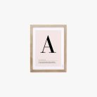 Buchstaben Poster