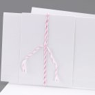 Baker Twine Rosa und weiß 90 cm