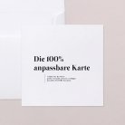 100% anpassbare Karte