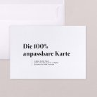 100% anpassbare Karte