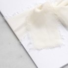 Elfenbeinfarbenes Musselinband 45cm