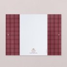 Burgundy tartan