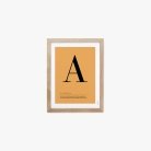 Buchstaben Poster