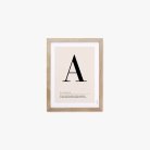 Buchstaben Poster