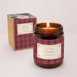 Burgundy tartan
