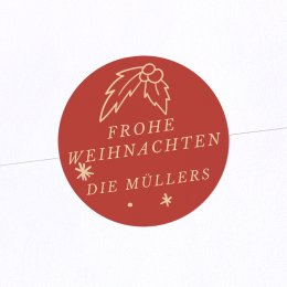 Samtroter Weihnachtsbaum
