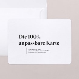 100% anpassbares Design