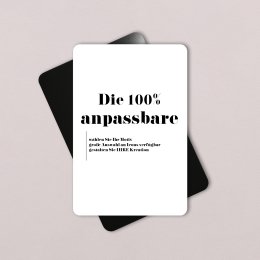 100% anpassbare Karte