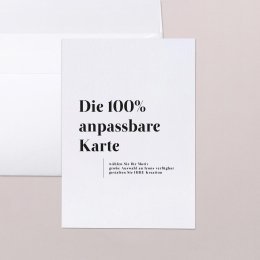 100% anpassbare Karte