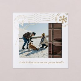 Postkarte - Gold