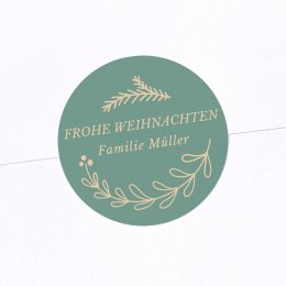 Vintage Dekoration - Smaragdgrün