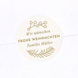 Goldene Schneeflocke