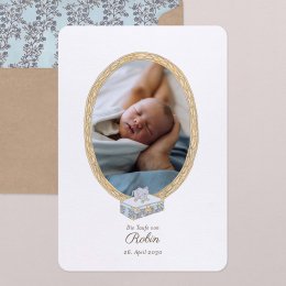 Mein erstes Porträt - blau