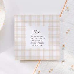 Beige Tartan