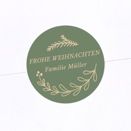 Vintage Dekoration - Waldgrün
