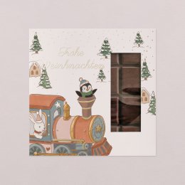 Schneekugel - Weihnachtszug