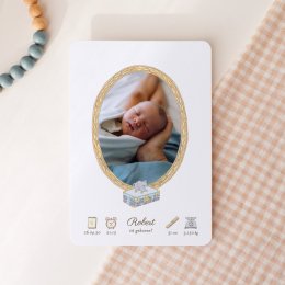 Mein erstes Porträt - blau