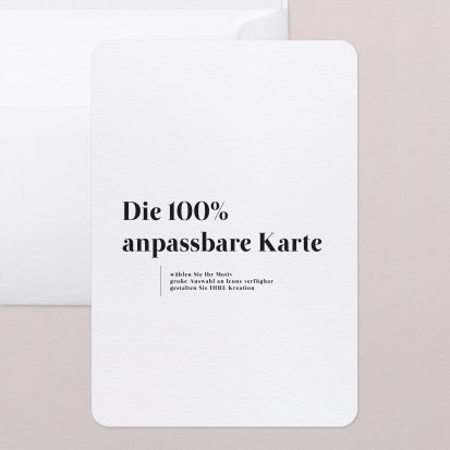 100% anpassbare Karte