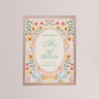 Pastel flowers