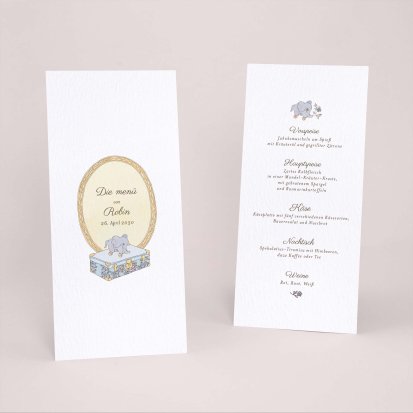 Mein erstes Porträt - blau