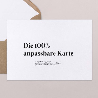 100% anpassbares Design