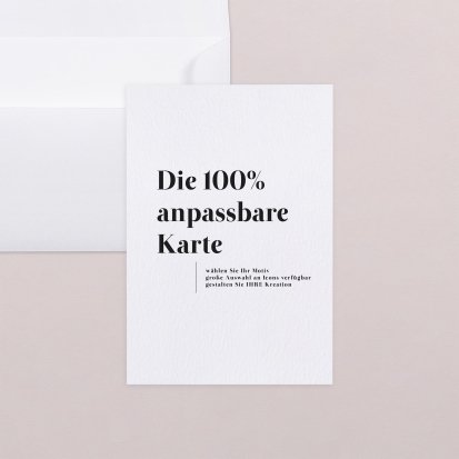 100% anpassbare Karte