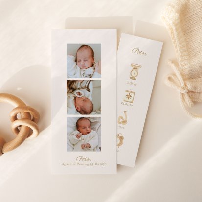 Fotostreifen - ocker