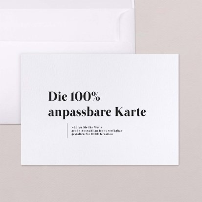 100% anpassbares Design