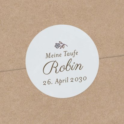 Mein erstes Porträt - blau