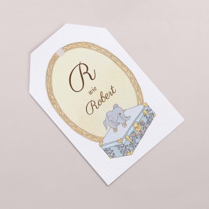 Mein erstes Porträt - blau