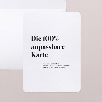 100% anpassbare Karte