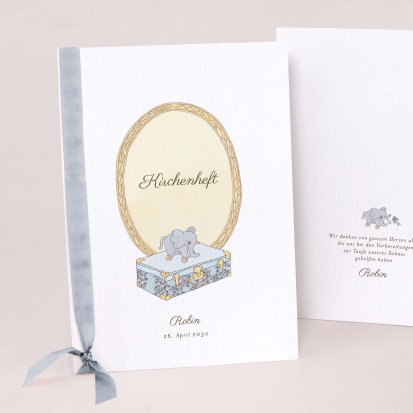 Mein erstes Porträt - blau