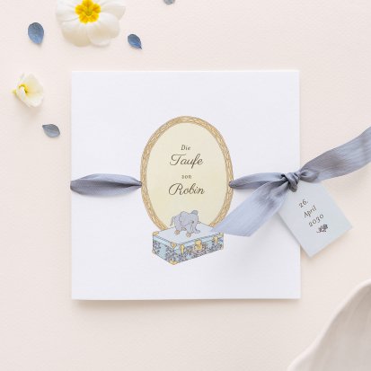 Mein erstes Porträt - blau