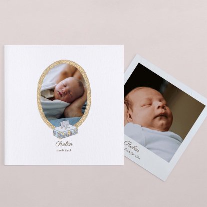 Mein erstes Porträt - blau