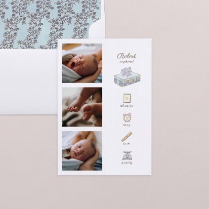 Mein erstes Porträt - blau