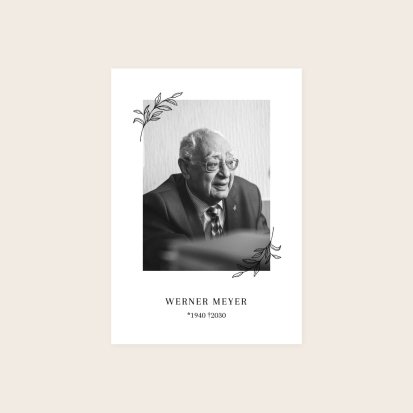 Minimalistischer Zweig