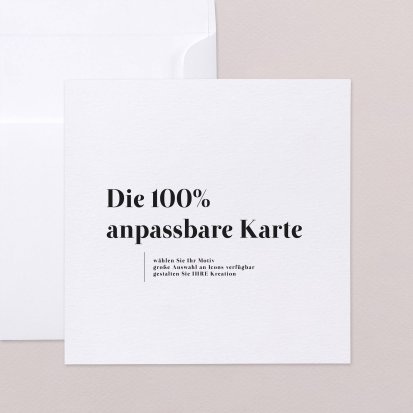 100% anpassbare Karte